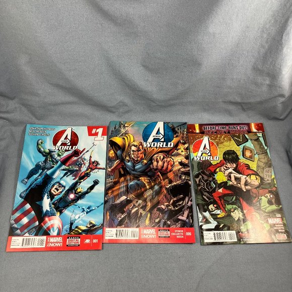 Avengers World Academy Asst Marvel Comics Lot of 10 Issues 2011-2015 Nick Fury - Picture 2 of 3